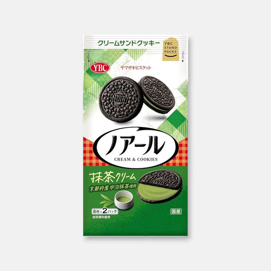 YBC Noir Uji Matcha Cream Cocoa Biscuits (16 units)