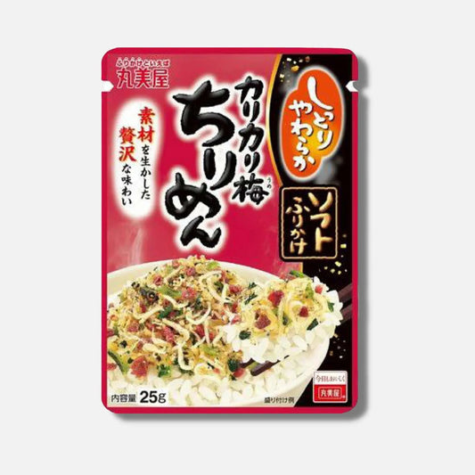 Marumiya Furikake Crunch Ume & Chirimen 25g