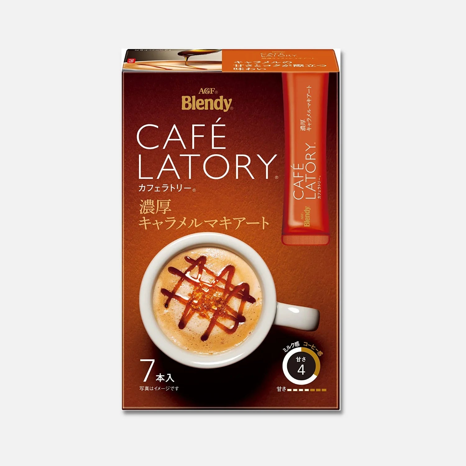 Blendy Café Latory Caramel Macchiato 11.5g (Pack of 7)