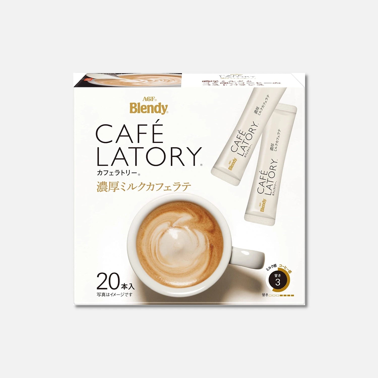 AGF Blendy Sticks Latory Café Au Lait (Pack of 20)