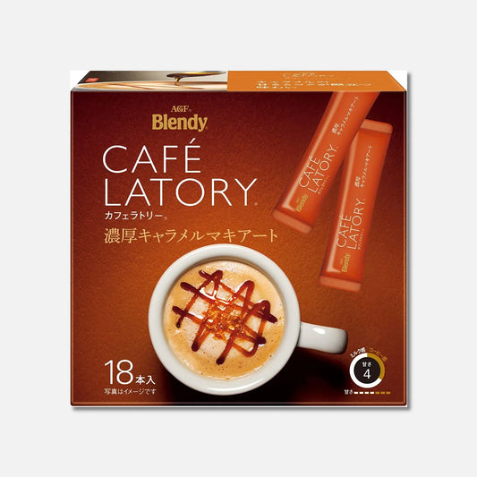 AGF Blendy Sticks Café Latory Caramel Macchiato (Pack of 16)