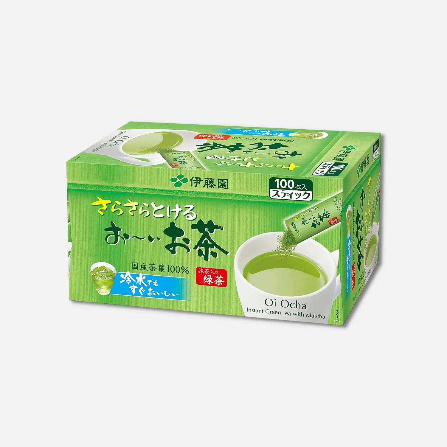 Itoen Oi Ocha Green Tea Sticks 0.8g (Pack of 100)