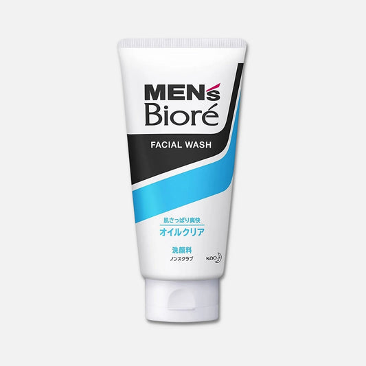 Biore Men's Oil Clear Facial Cleanser 130g