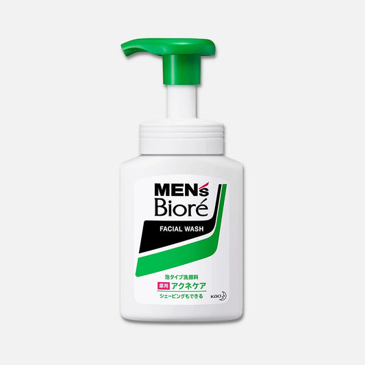 Biore Men's Acne Care Facial Foam Cleanser 150ml