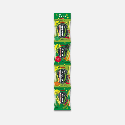 Calbee Mini Saya Endou Mame Salted Peas Snack 12g (Pack of 4)