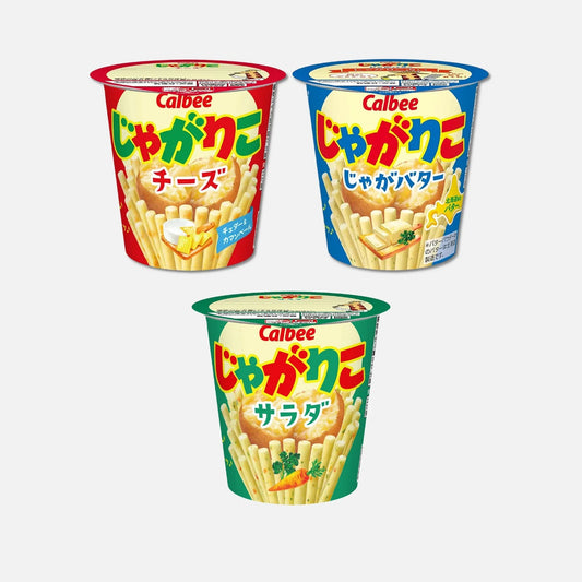 Calbee Jagarico 3 Flavors Set 57g Each