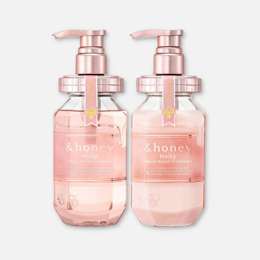 & Honey Melty Moist Repair Shampoo & Treatment Set 440ml Each