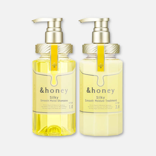 & Honey Silk Smooth Shampoo & Treatment Set 440ml Each