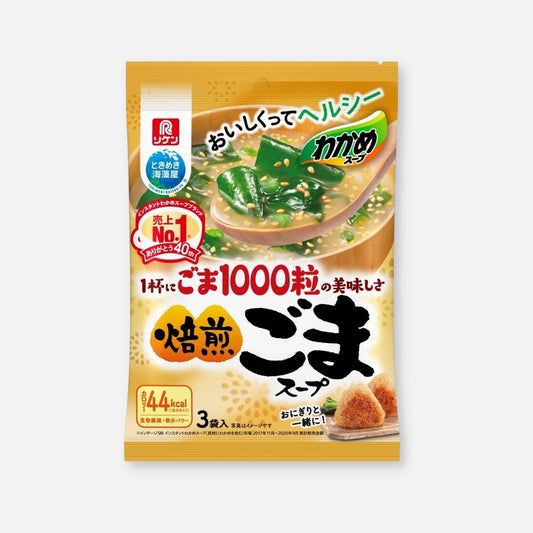 Riken Wakame Seaweed & Roasted Sesame Soup (Pack of 3)