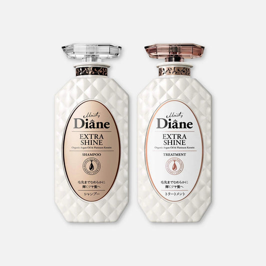 Diane Extra Shine Shampoo & Treatment Set 450ml Each