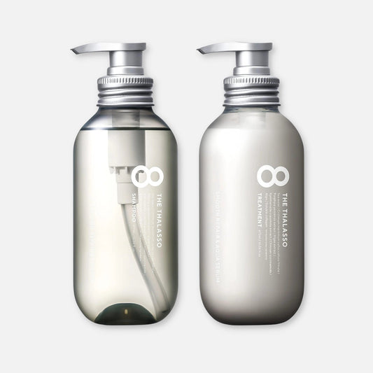 8 The Thalasso Smooth Repair & Aqua Serum Shampoo and Treatment Set (475ml Each)