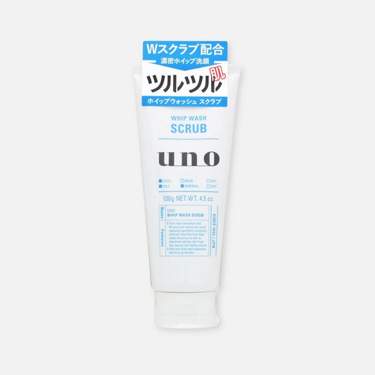 Shiseido Uno for Men Whip Wash Scrub 130g