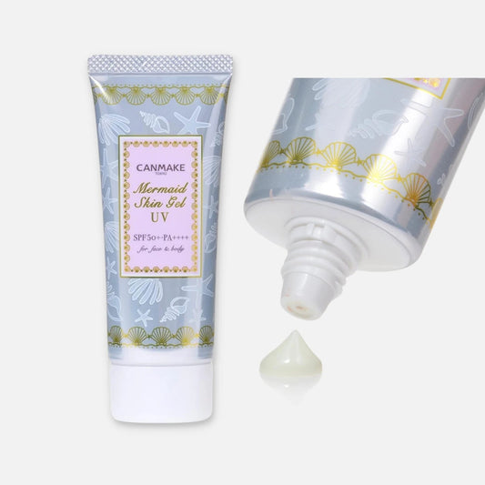 Canmake Mermaid Skin Gel UV SPF50 PA++++ 40g (Various Shades)