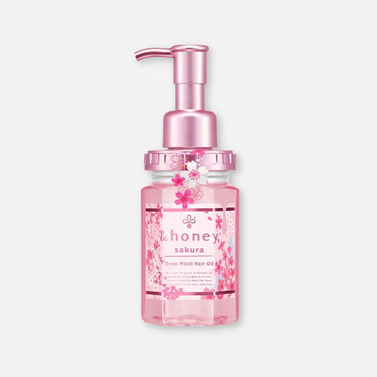 & Honey Sakura Limited Edition Deep Moist Hair Oil 100ml