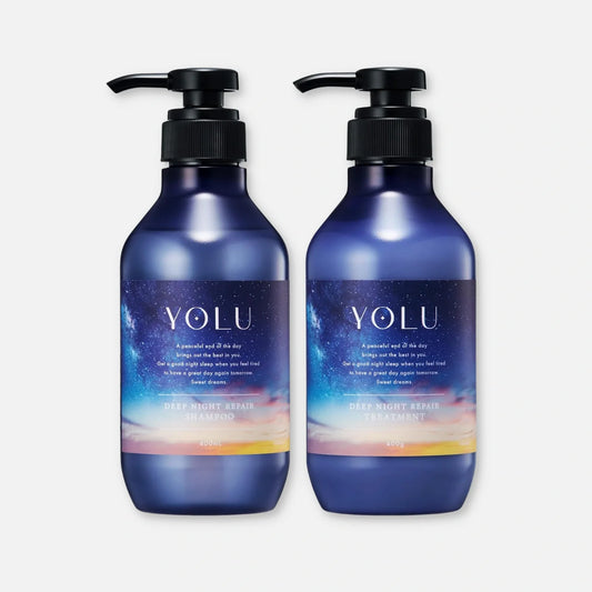YOLU Deep Night Repair Shampoo & Treatment Set (400ml Each)
