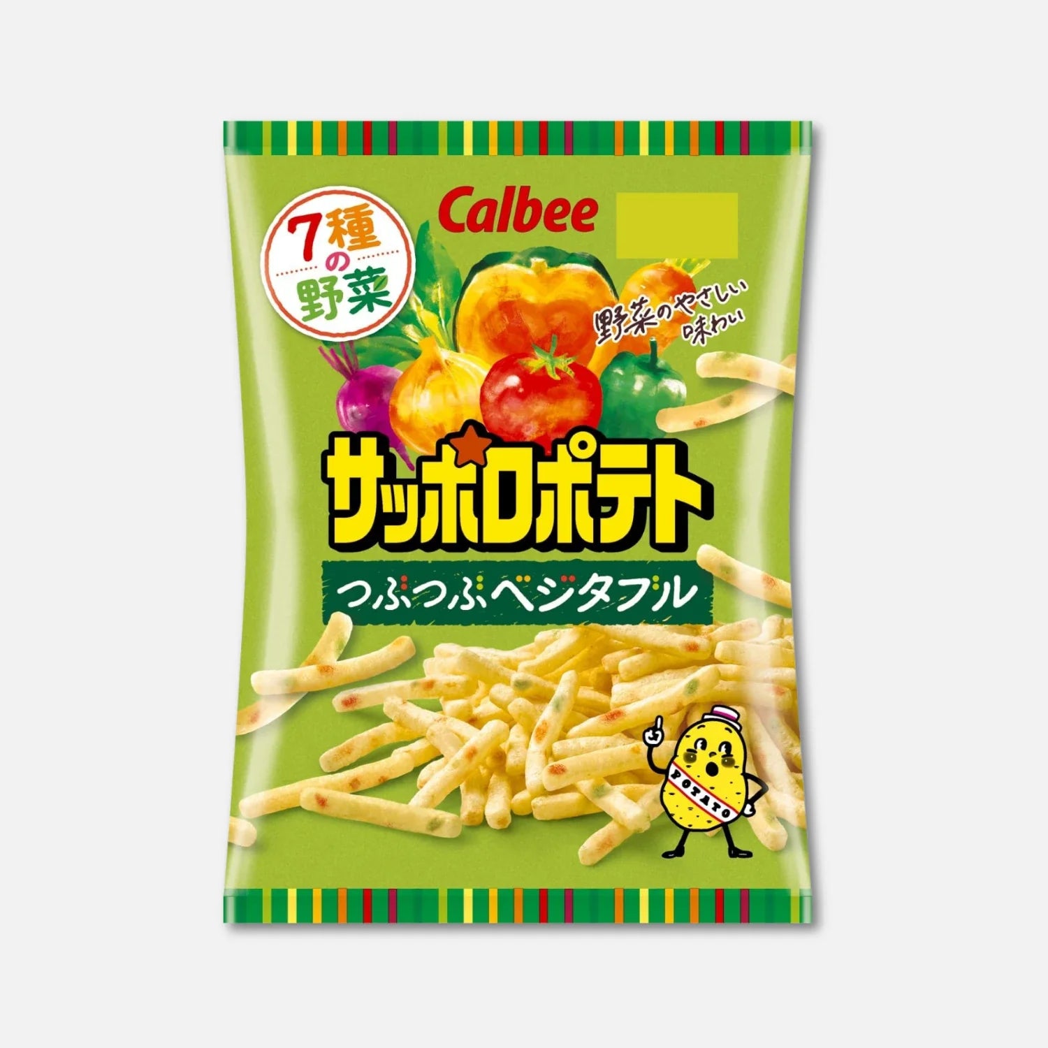 Calbee Sapporo Potato 7 Types of Vegetables 72g