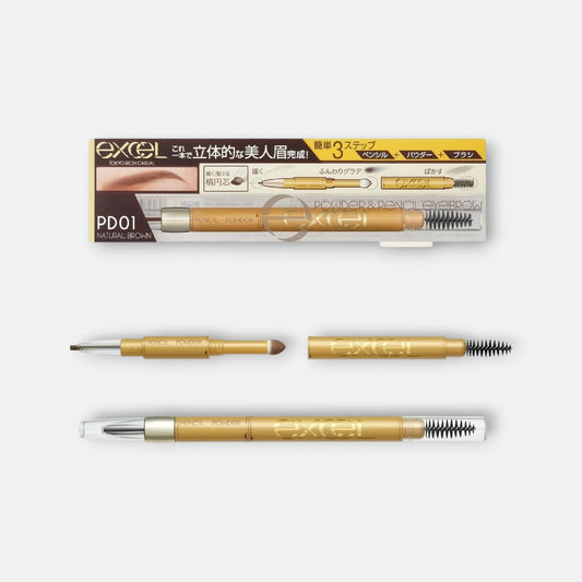 Excel Powder & Pencil Eyebrow EX (Various Shades)