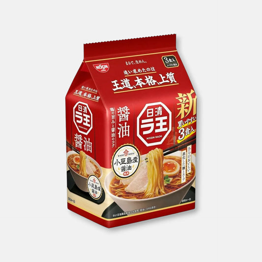 Nissin Foods Raoh Instant Shoyu Ramen Noodles 303g (3 units)