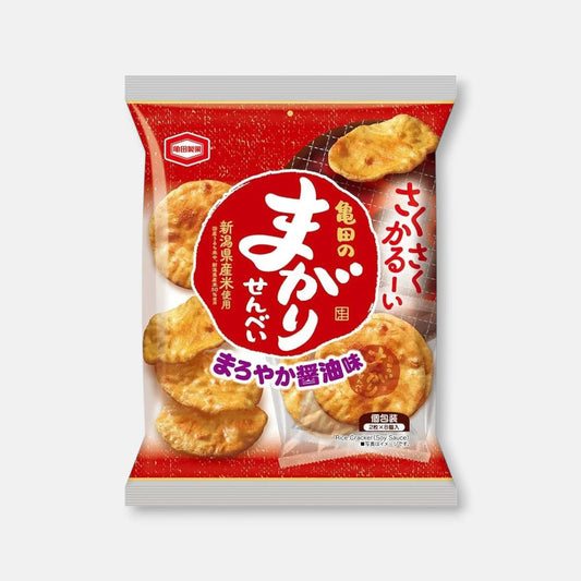 Kameda Magari Senbei Soy Sauce Flavored Rice Crackers (16 units)