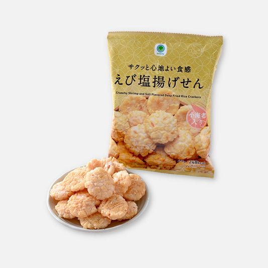 Famimaru Shrimp and Salt Rice Crackers 43g