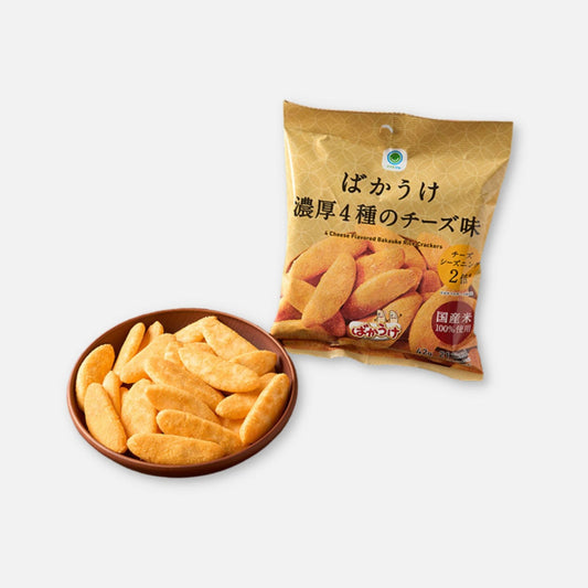 Famimaru 4 Cheese Flavored Bakauke Rice Crackers 42g