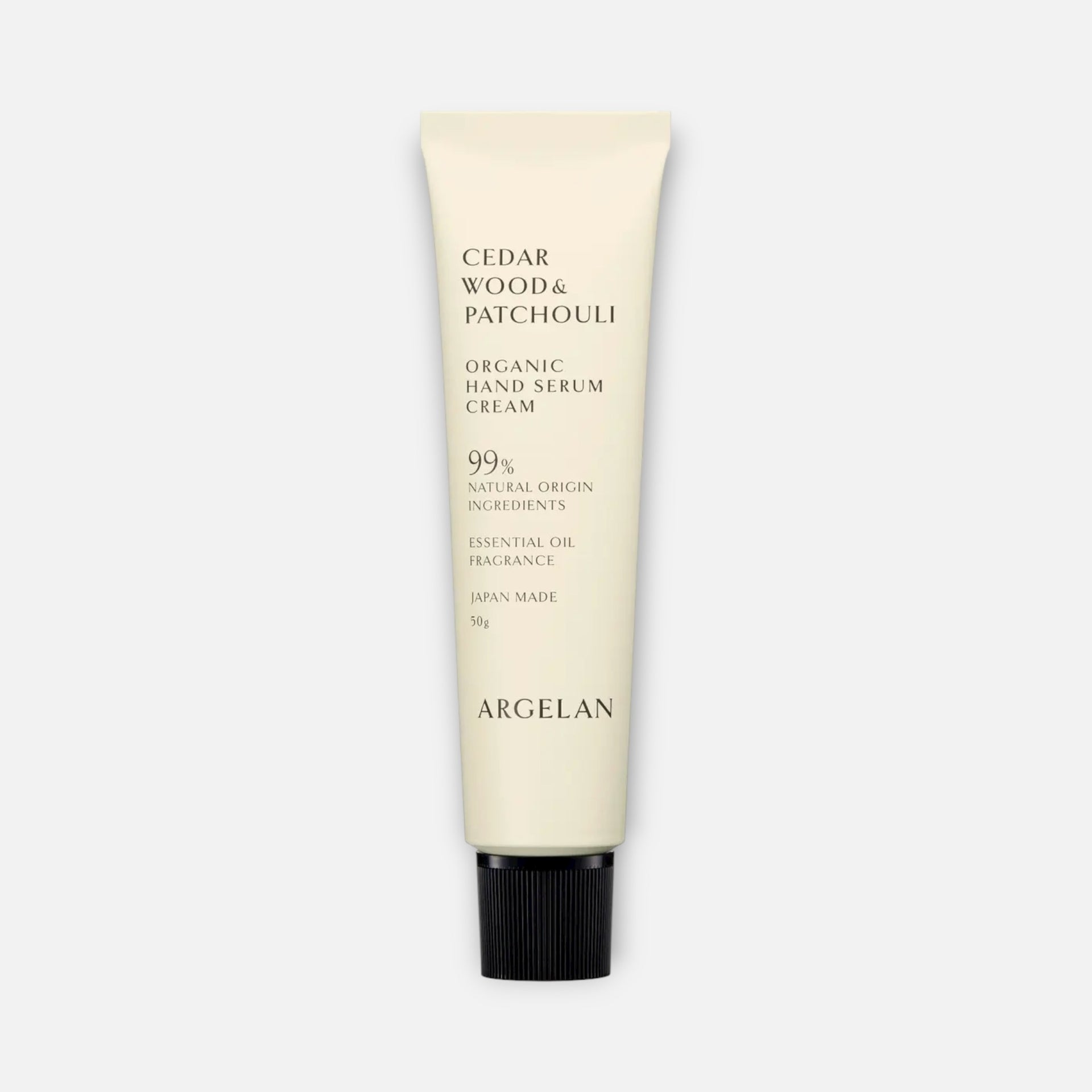 Argelan Organic Hand Serum Cream Cedarwood & Patchouli 50g