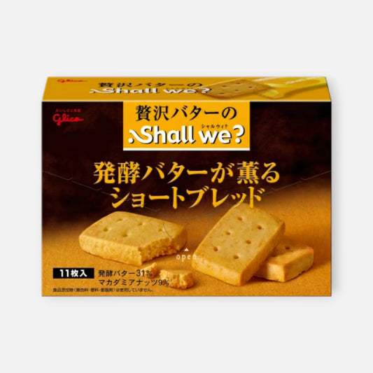 Glico Shall we? Butter Shortbread (11 Pieces)