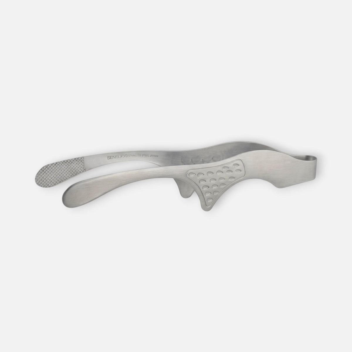 Shimomura Kihan Japanese Stainless Steel Kitchen Tongs 17cm Non-Slip Grip