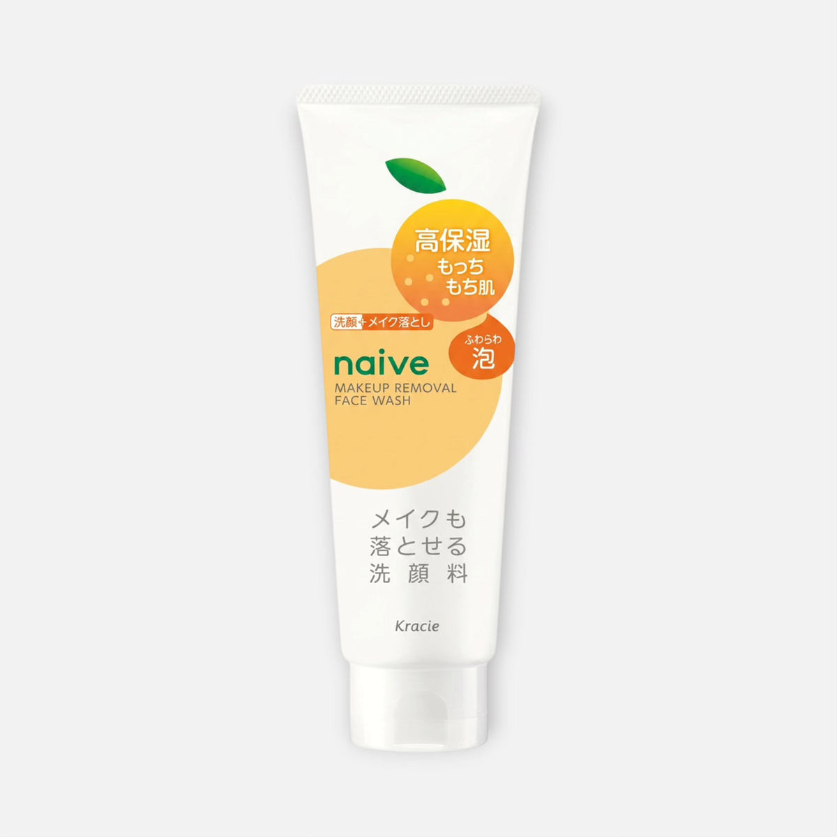 Kracie Naive Face Wash Foam Yuzu Ceramide 130g/180g