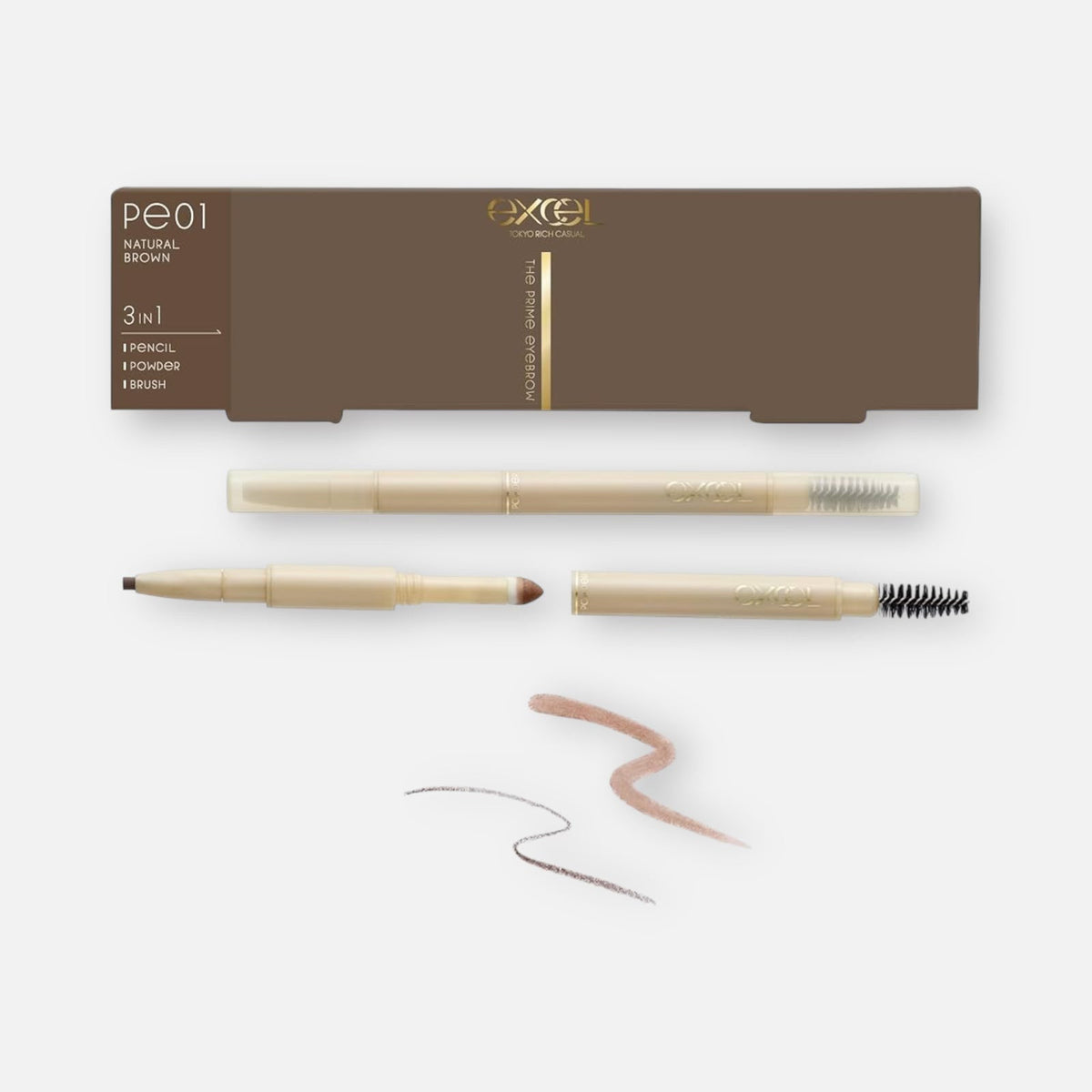 Excel The Prime Eyebrow (Various Shades)