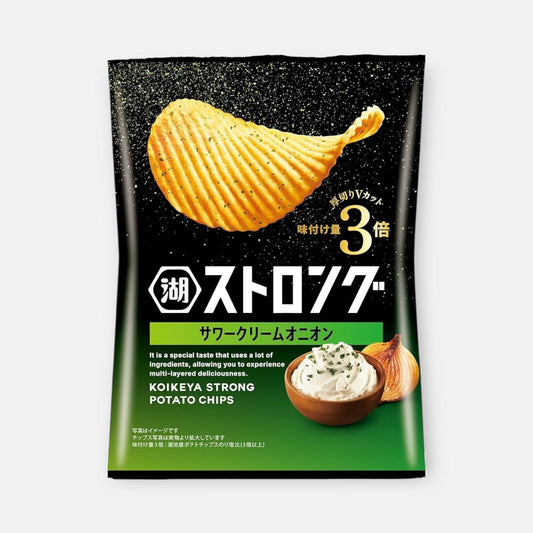 Koikeya Strong Sour Cream Onion Potato Chips 53g