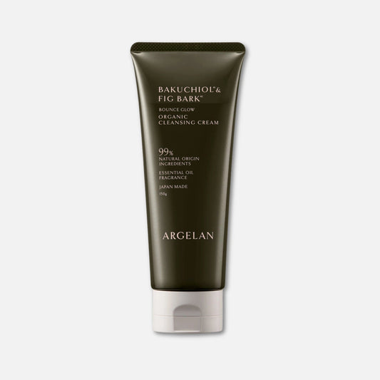 Argelan Bounce Glow Bakuchiol & Fig Bark Organic Cleansing Cream 150g