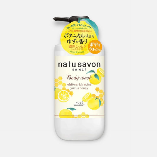 Kose Softymo Natu Savon Body Wash Yuzu & Honey 500ml