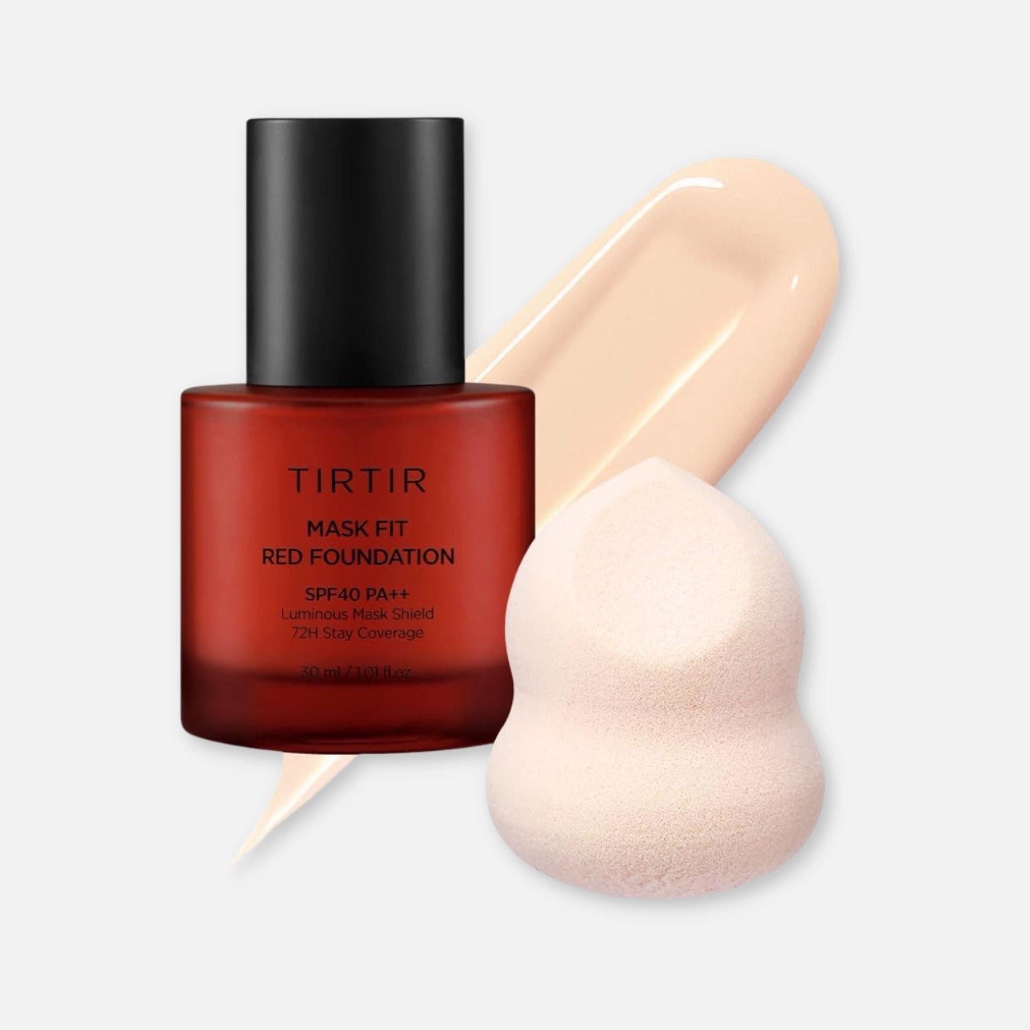 TIRTIR Mask Fit Red Liquid Foundation SPF40 PA++ 30ml (Various Shades)