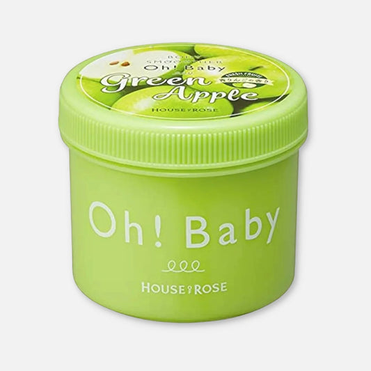 House Of Rose Oh! Baby Body Scrub Smoother Cream Green Apple 350g
