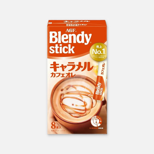 AGF Blendy Caramel Cafe Au Lait (Pack of 8)
