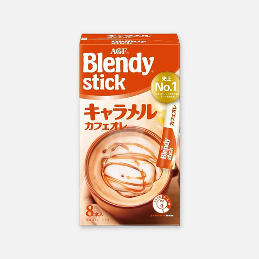 AGF Blendy Caramel Cafe Au Lait (Pack of 8)