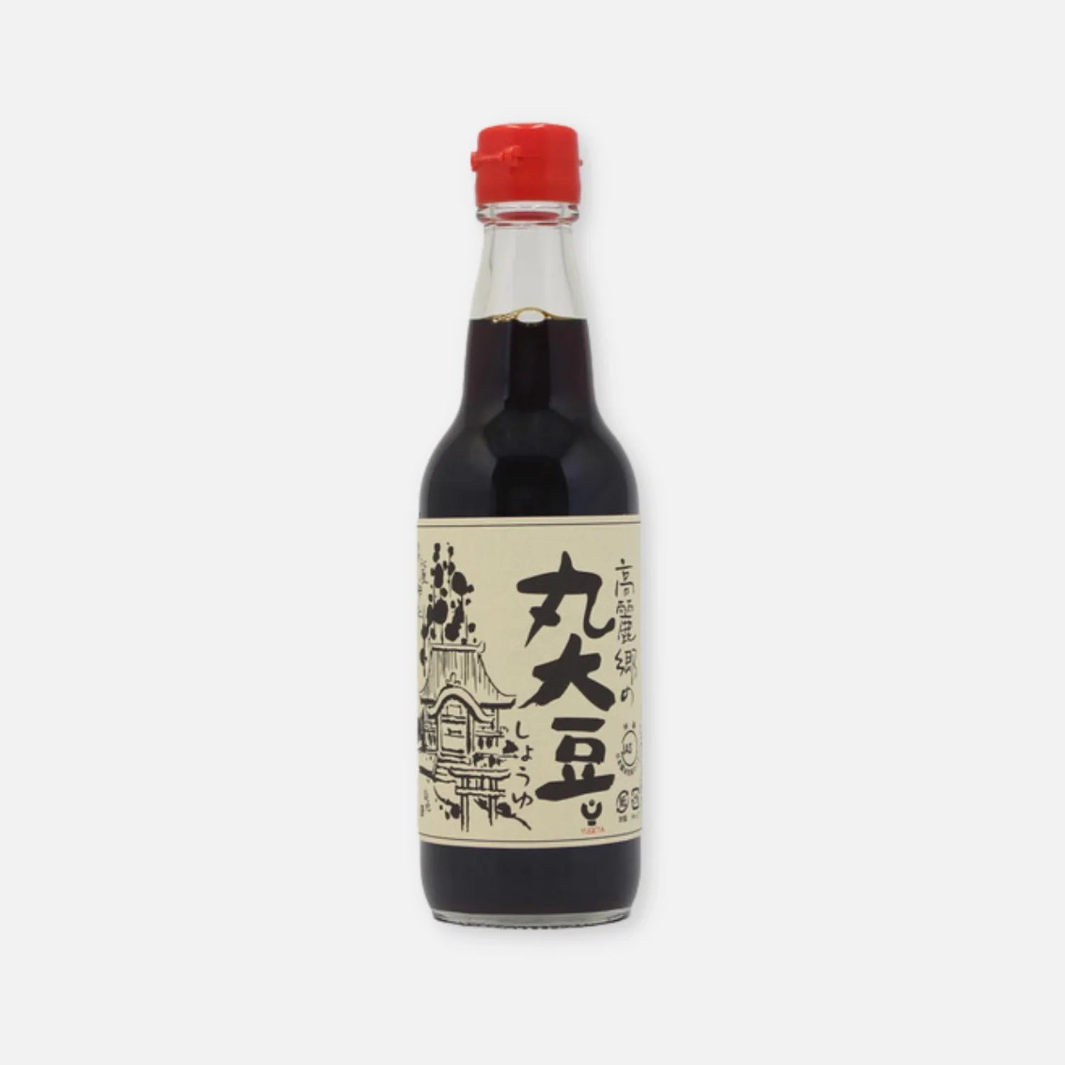 Yugeta Shoyu Whole Bean Soy Sauce Glass Bottle 360ml