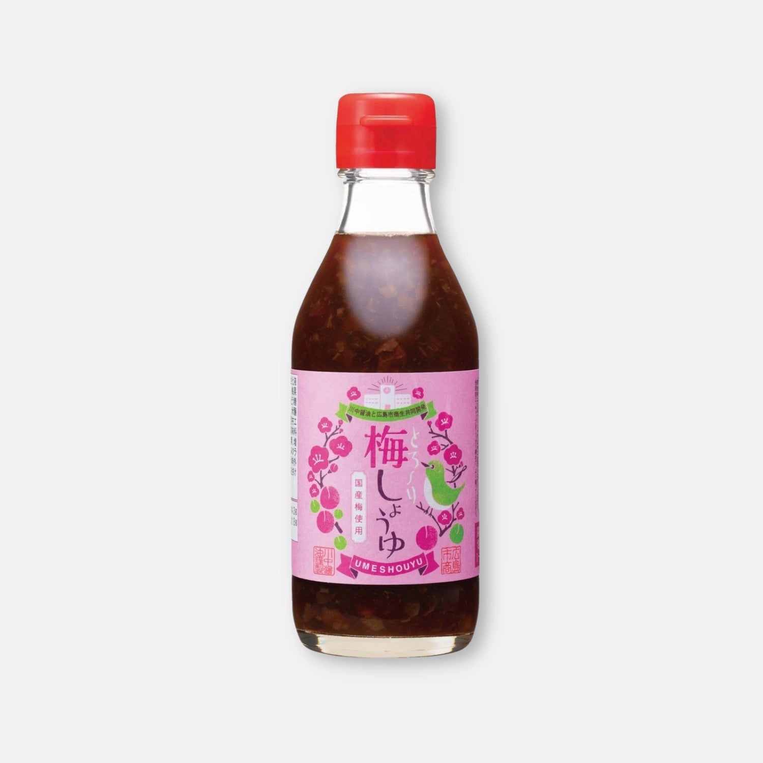 Kawanaka Ume Shoyu Soy Sauce with Plum Infused Glass Bottle 200ml