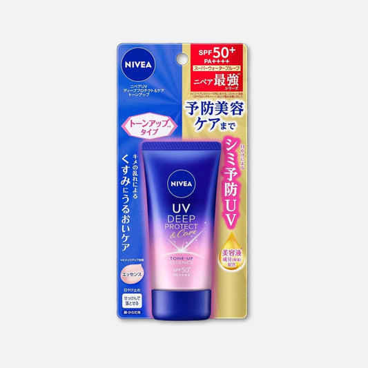 Nivea Japan UV Deep Protect & Care Tone Up Essence SPF 50+/PA++++ 50g