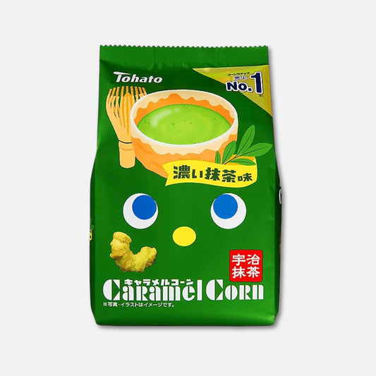 Tohato Caramel Corn Uji Matcha 62g
