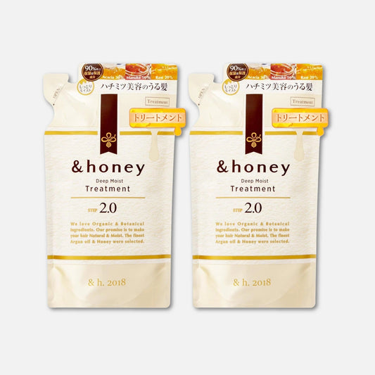 & Honey Deep Moist Treatment Only Refill (Set of 2) 350g x2