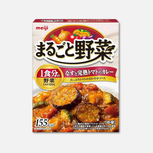 Meiji Marugoto Yasai Eggplant & Tomato Curry 180g