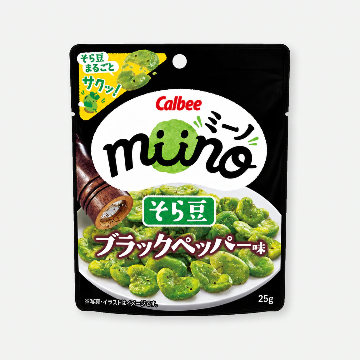 Calbee miino Sora Mame Black Pepper Broad Beans 25g