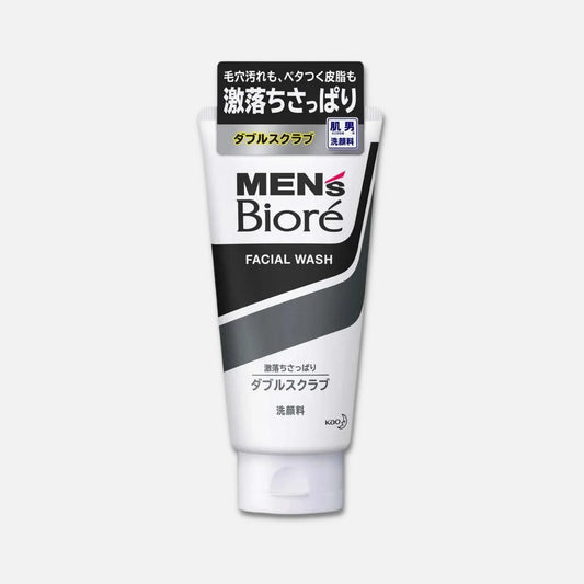 Biore Men's Double Scrub Facial Cleanser 130g