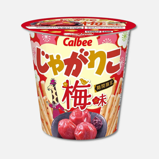 Calbee Jagarico Salted Ume (Plum) Flavored 52g