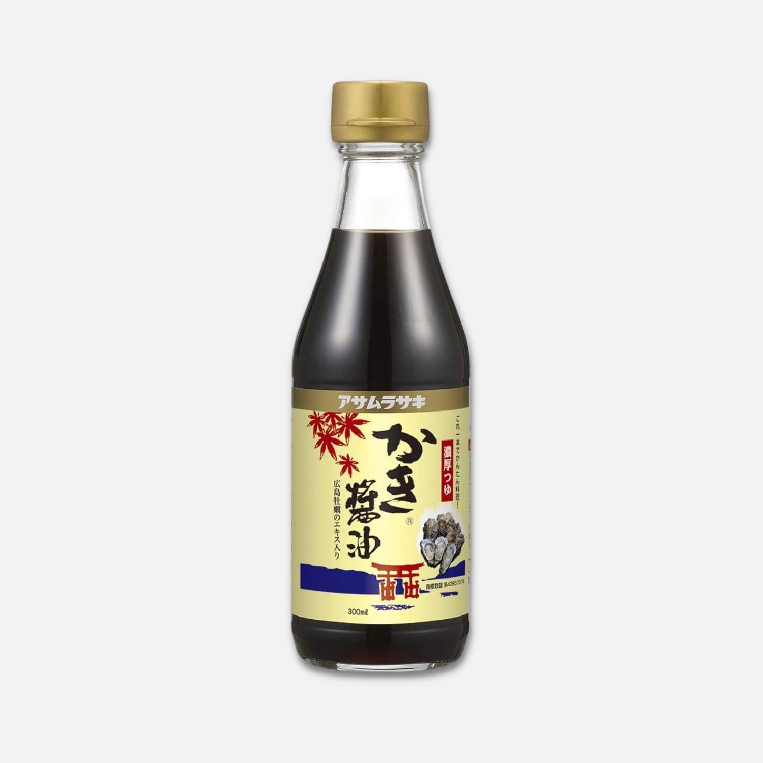 Asamurasaki Shoyu Oyster Soy Sauce Glass Bottle 300ml/600ml