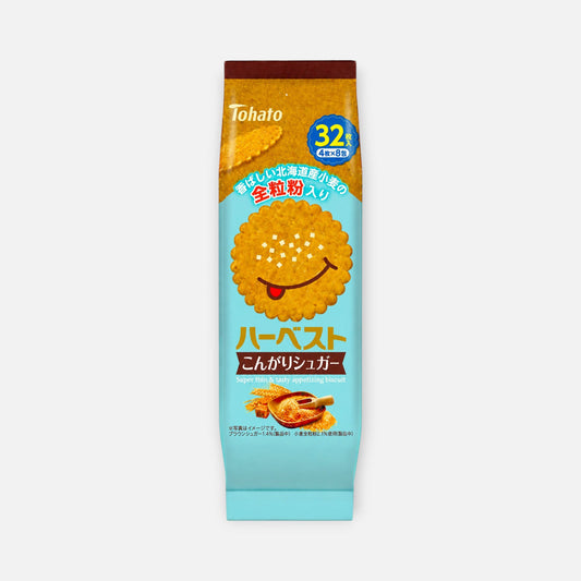 Tohato Harvest Kongari Sugar Biscuits 88g (32 Pieces)